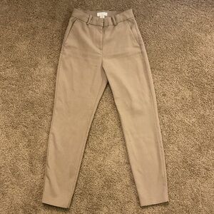 H&M Slim Tailored Chinos in Tan